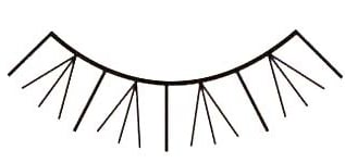 Hybrid Eyelash Extensions example 