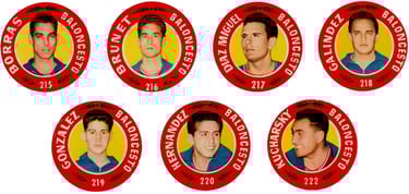1950s Spanish Flying Saucer Disc Basketball Cards
