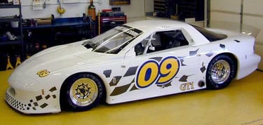 Race Car Lettering Graphics WI