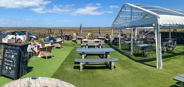 White Horse marsh bar , Brancaster Staithe