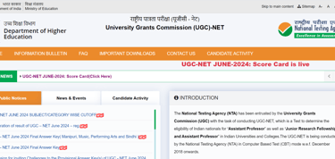 UGC NET 2024 June Result OUT