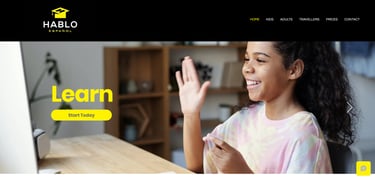 Website Hablo Espanol - Spanish Lessons in Dubai 