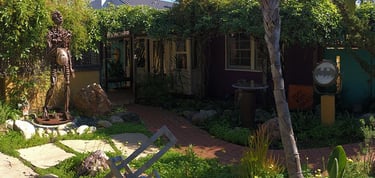 Talbotics home gallery and workshop garden tour.