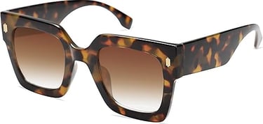 Vintage Oversized Square Sunglasses for Women