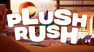 A basketball and other toys in a room in the image of the VR game Plush Rush