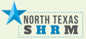 North Texas SHRM logo featuring a blue star and human resources association text.