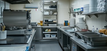 Επαγγελματική απολύμανση επαγγελματικής κουζίνας, εξειδικευμένες υπηρεσίες καθαρισμού και απολύμανση