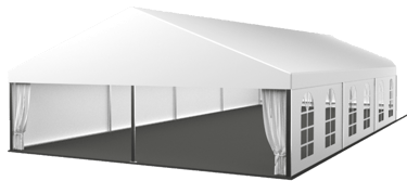 Moduliniai paviljonai skaidrūs / balti