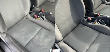 Nettoyage sièges voiture tissu Rouenpar m&m services pro