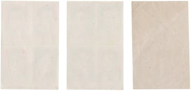 1956 Campoenes Cromos sheet uncut Baloncesto cards Rare (back)