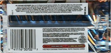 Booster Topps Pokémon The First Movie canadien back