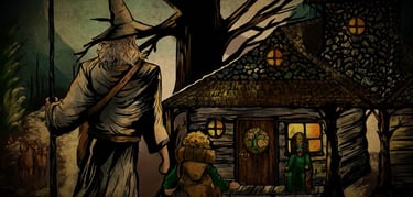 screencap from "Back to Beorn's", art by Craig McNett