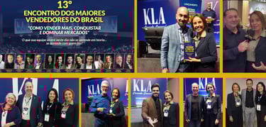 laine Rodrigues compartilhando experiência em evento da KLA/SP