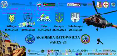 plakat promujący Akademię Ratowniczą SAREX-24