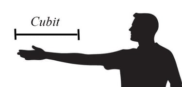 Illustration of measuring for a Norsaq paddle