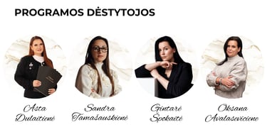 Programos dėstytojos