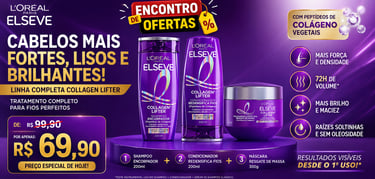 KIT ELSEVE COLÁGENO LIFTER SHAMPOO + COND + MÁSCARA