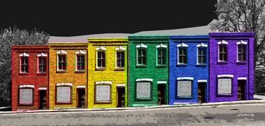 Jelly Bean Rowhouses 2893