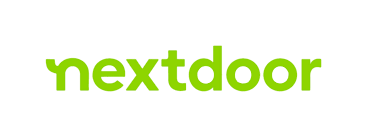 a green nextdoor next to a white background