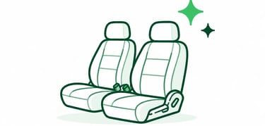 Icône nettoyage sièges auto et poussettes SLJ Solution