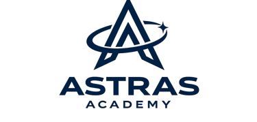 ASTRAS logo with pinnacle shape and a ring around it
