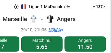 om angers match om angers résumé om angers billet om angers resultat om angers