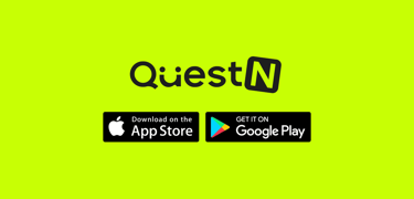 a green background with a green and black logo