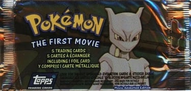 Booster Topps Pokémon The First Movie canadien