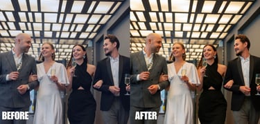 Corporate Event Before and After