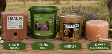 lizawki, Lisal, horslyx, sól himalajska