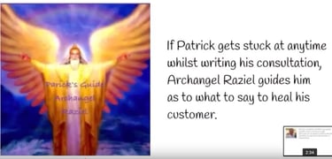 Patrik and Raziel during consultations