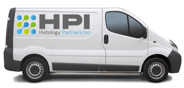 Histology partners service van for reliable onsite service