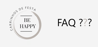 Logo da Be Happy com FAQ