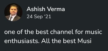 A student's review about our musciwale's online music class