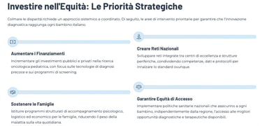 Pioritò Strategicheper una Medicina Equa ed Etica