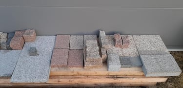 Les différentes couleurs de pavé granit