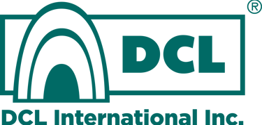a logo for dcl international international inc