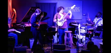 Founding members Moore and Jernigan performing at the Velvet Note in Atlanta Georgia