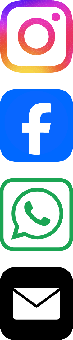 4 boutons de réseaux sociaux