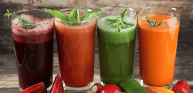 Jus de légumes diététique