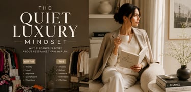  quiet luxury style — minimal wardrobe in neutral tones