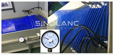 Capillary Tube Mat Pressure Test & Leak Detection