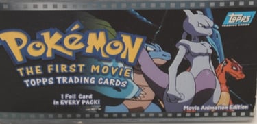 Display Topps Pokémon The First Movue avant
