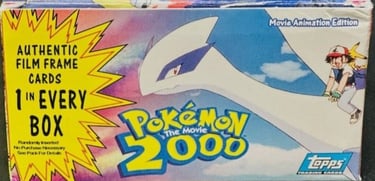 Display Topps Pokémon The Movie 2000 avant