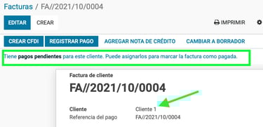 pago pendiente