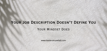 going beyond your job description