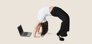 Flexilbe Haltung auch am Arbeitsplatz
