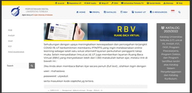 Ruang baca virtual universitas terbuka