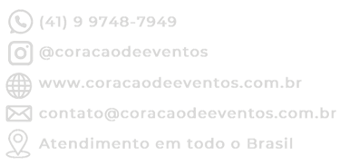 Preciso alterar o numero de telefone apra 9 9833-3945 e o e-mail para comercial@coracaodeeventos.com