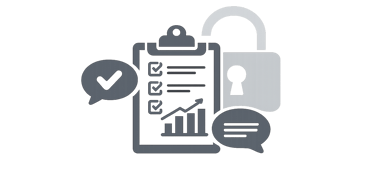 Ikona symbolizująca transparentny proces inwestycyjny w nieruchomościach inwestycyjnych